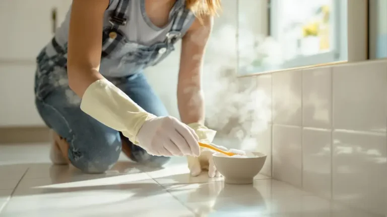 Miscela fai da te con 4 ingredienti un metodo rapido poco conosciuto per salvare le fughe del bagno senza candeggina