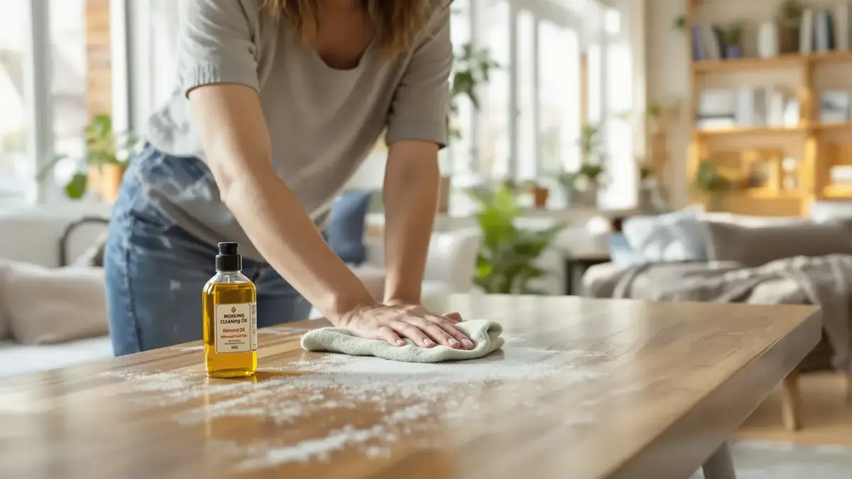 Gli esperti di pulizia avvertono l’uso di quest’olio vegetale sui mobili favorisce l’accumulo di polvere e contaminanti invisibili