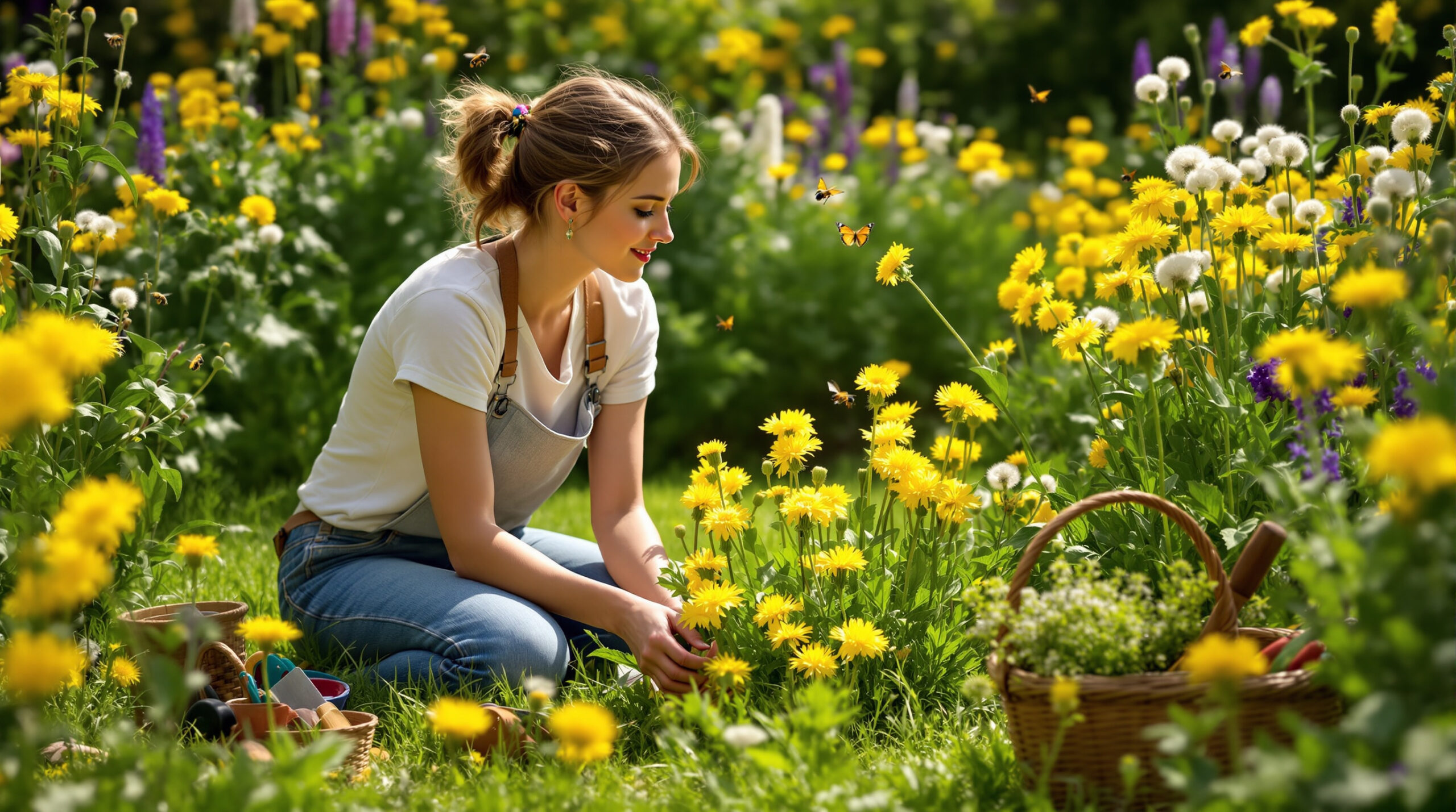 Si pensa che il tarassaco sia una pianta infestante: in realtà, lasciarlo crescere rafforza il tuo giardino e favorisce la biodiversità.